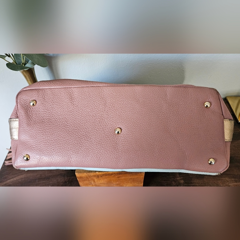 Vittoria Napoli Multicolor Patchwork Leather Hand… - image 5